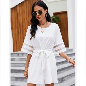 NWOT SHEIN White Romper